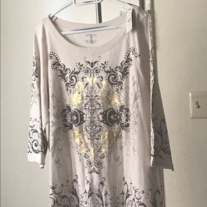 NWT LANE BRYANT  3/4 SLEEVE TOP